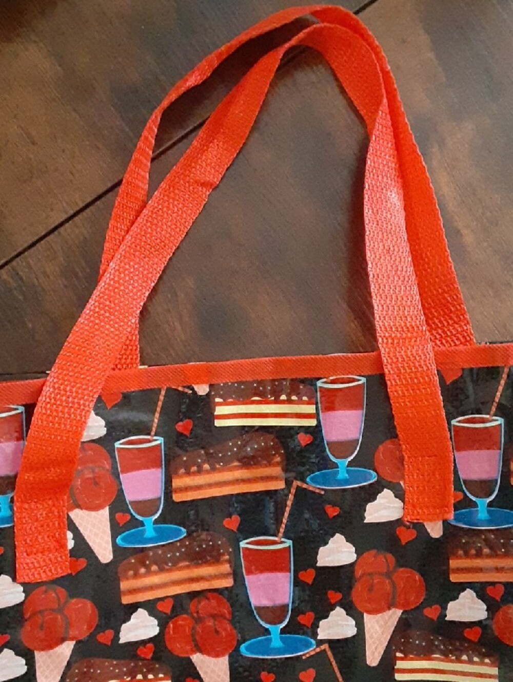 Set of 4 Huge 20x22x9" Cute Tote Bags with zipper - Picture 9 of 9